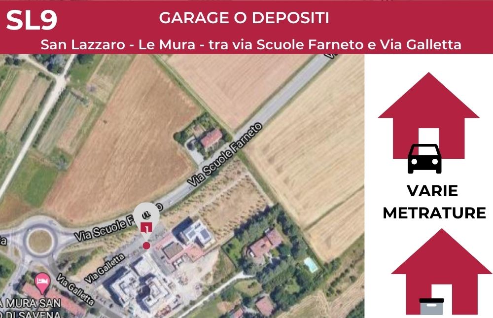 GARAGE E DEPOSITI – SL 9 – Le Mura – San Lazzaro (BO)