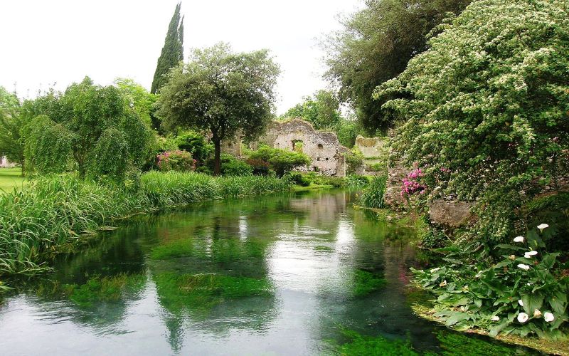 foto giardino della Ninfa 