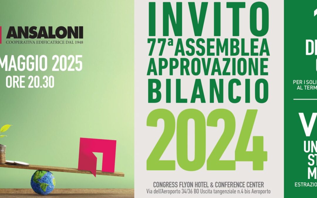 77ª Assemblea dei Soci – Bilancio 2024