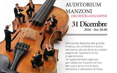 Capodanno 2026 al Teatro Auditorium Manzoni